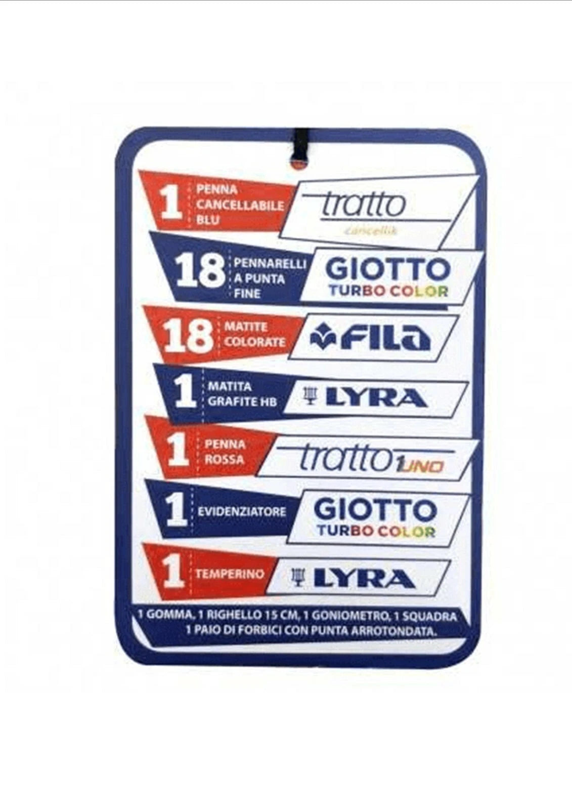 Astuccio scuola 3 zip completo – Set da 45 pezzi 5