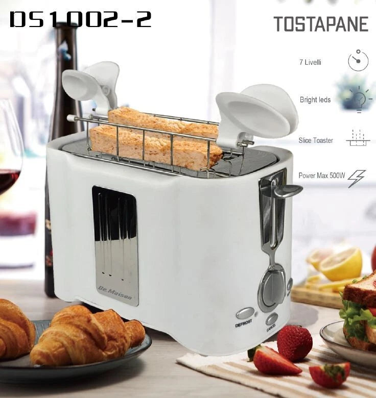 TOSTAPANE DE MAISON DS1002-2 - bianco