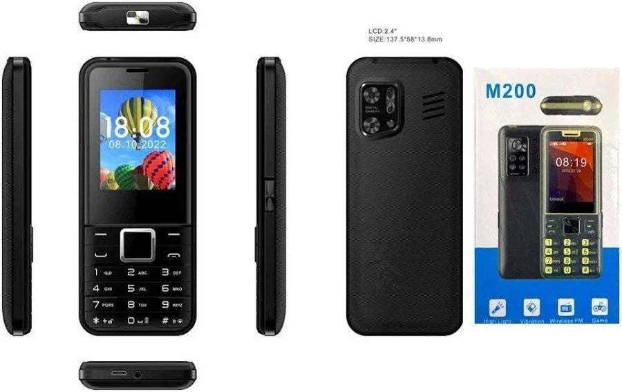 Telefono cellulare Gsm Dual Sim M200 4