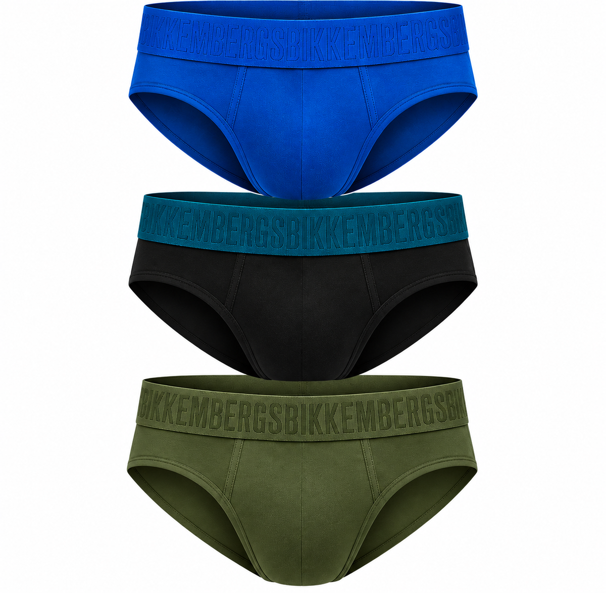 Bikkembergs Uomo Slip 3 Pack – Intimo Maschile in Cotone