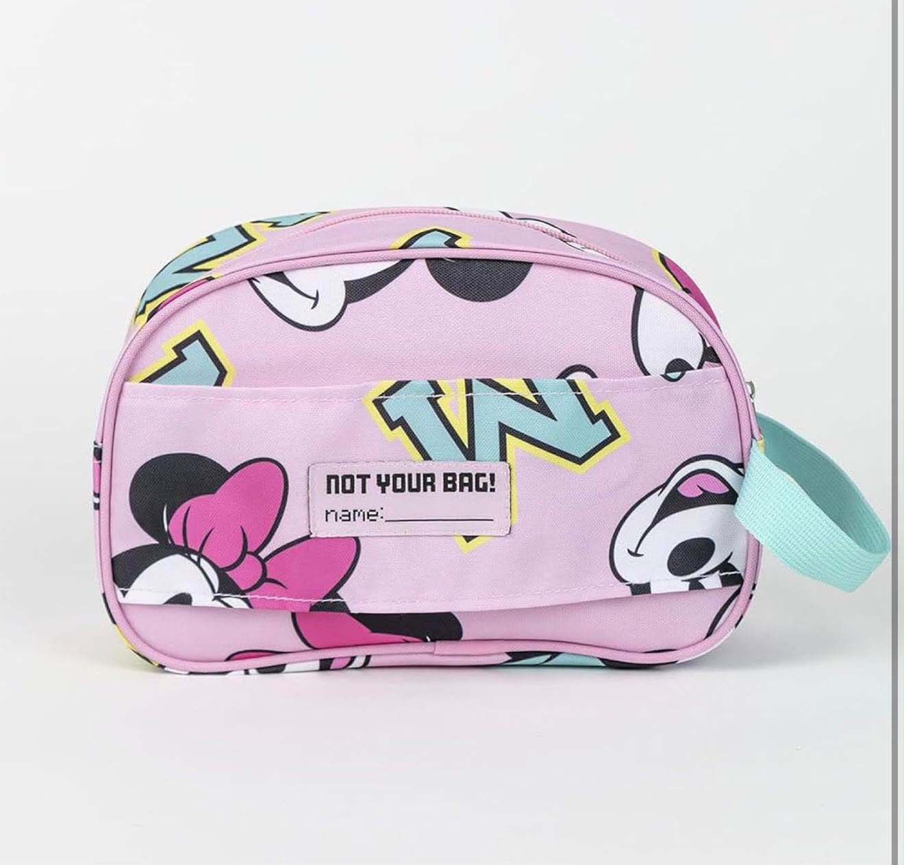 Beauty Case Minnie Disney Rosa – Pochette Porta Trucchi e Necessaire da Viaggio con Doppia Zip 2